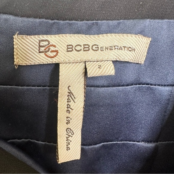 BCBG Generation Short Dress Women's Blue/Black Size‎ 2 Sleeveless  Party Dress - Picture 12 of 14